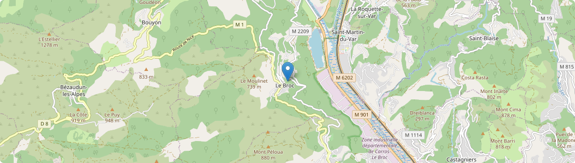 Broc - Carte