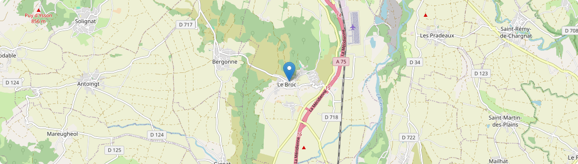 Broc - Carte