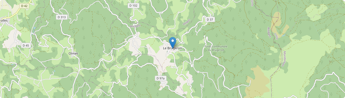 Brugeron - Carte