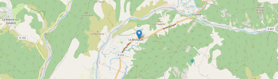 Brusquet - Carte