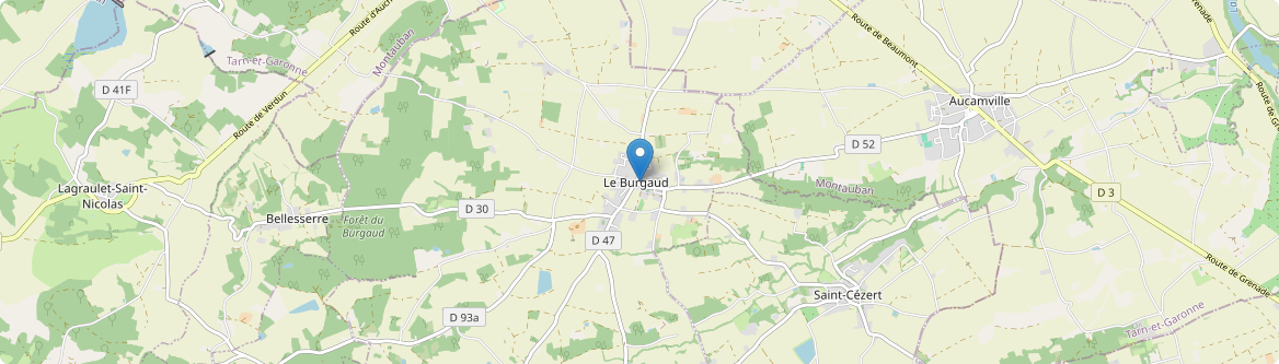 Burgaud - Carte