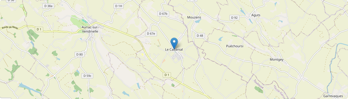 Cabanial - Carte