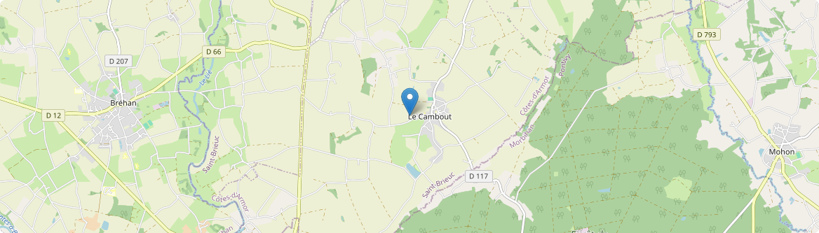 Cambout - Carte