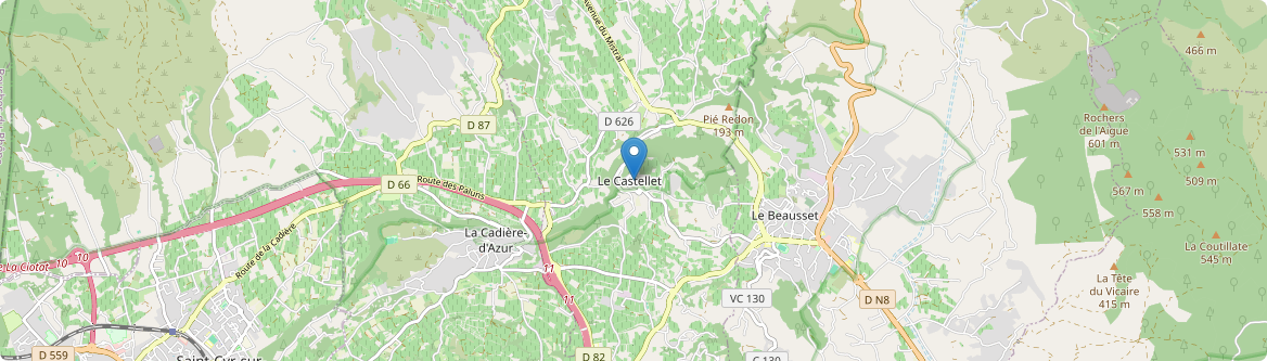 Castellet - Carte
