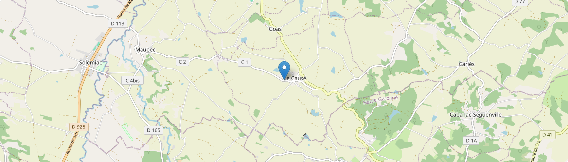 Causé - Carte