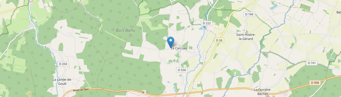 Cercueil - Carte