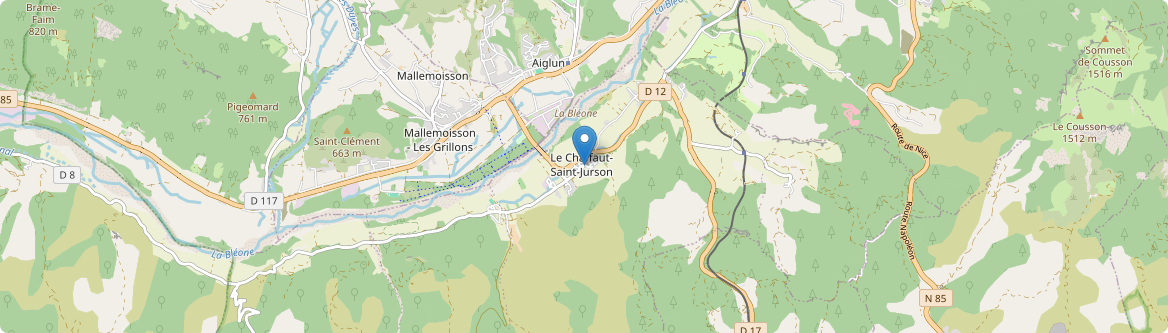 Chaffaut-Saint-Jurson - Carte