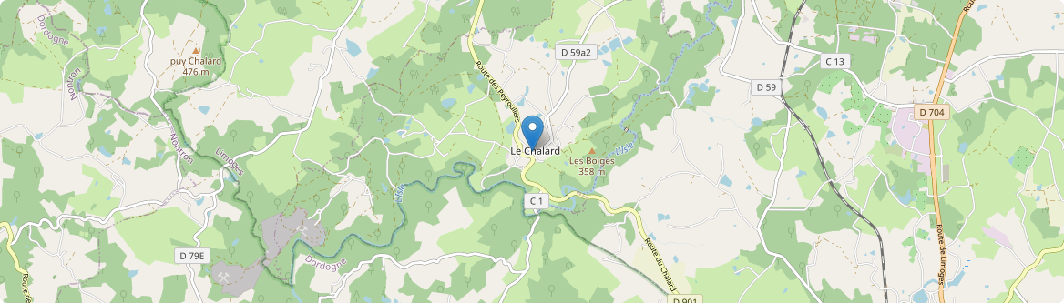 Chalard - Carte