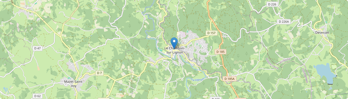 Chambon-sur-Lignon - Carte