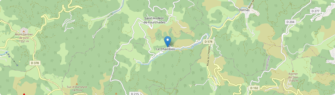 Chambon - Carte