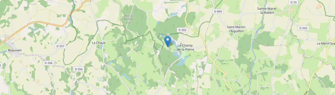 Champ-de-la-Pierre - Carte