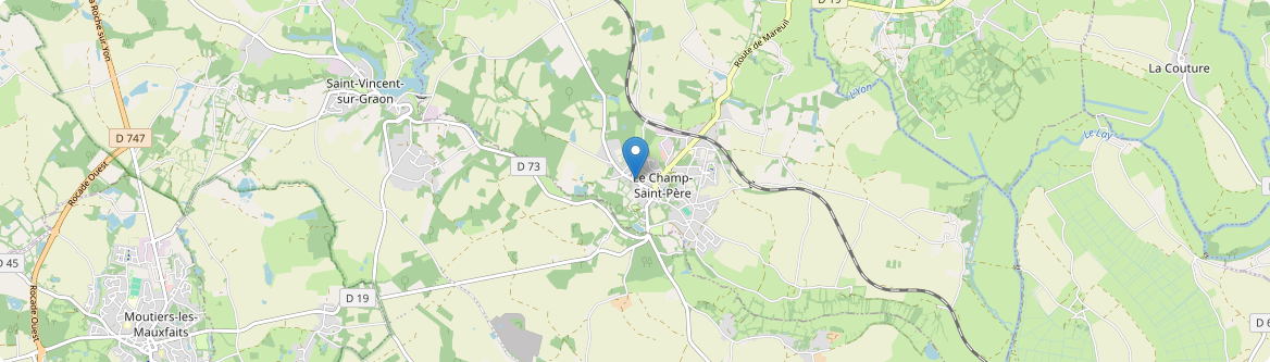 Champ-Saint-Père - Carte