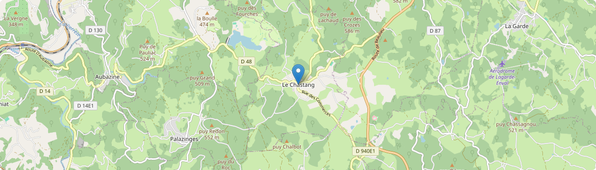 Chastang - Carte