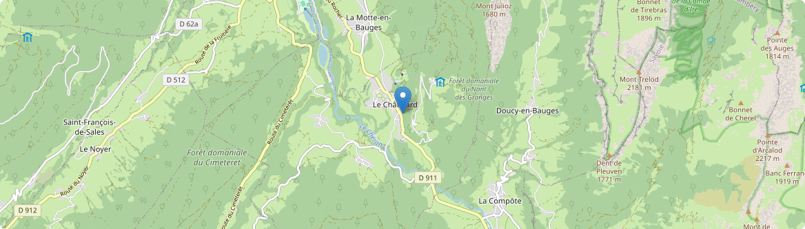 Châtelard - Carte