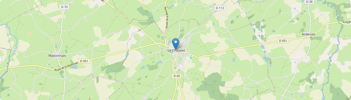 Châtelet - Carte