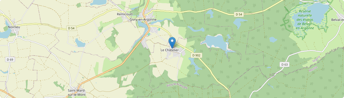 Châtelier - Carte