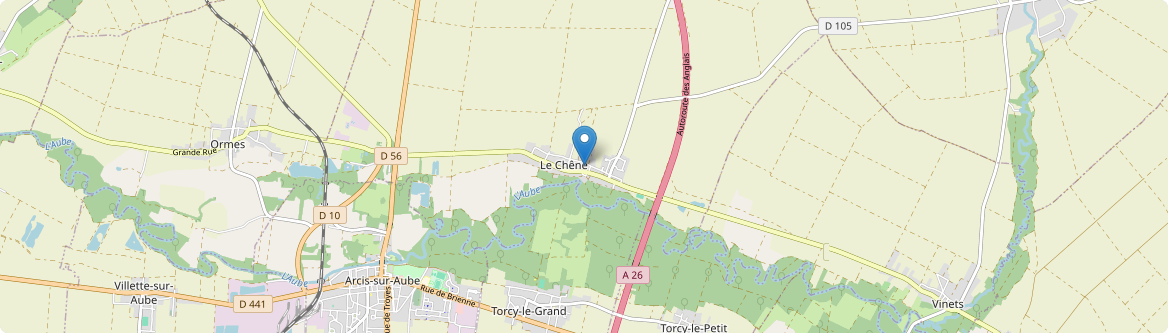 Chêne - Carte