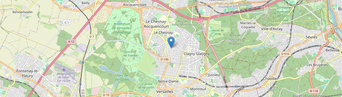 Le Chesnay-Rocquencourt - Carte