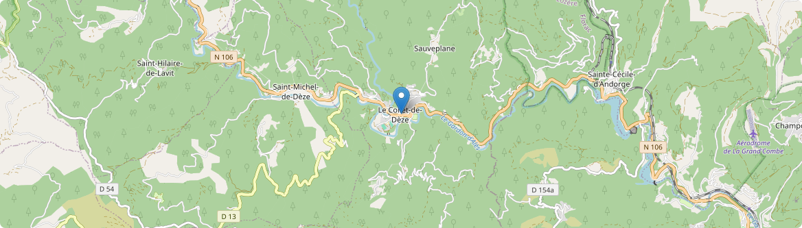 Collet-de-Dèze - Carte