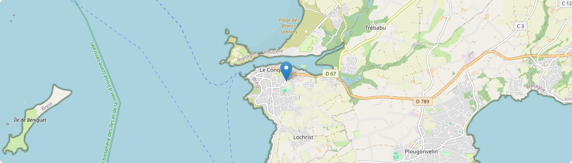 Conquet - Carte