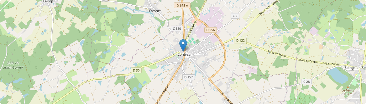 Le Controis-en-Sologne - Carte