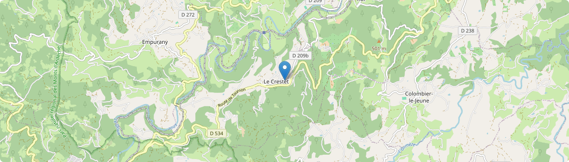Crestet - Carte