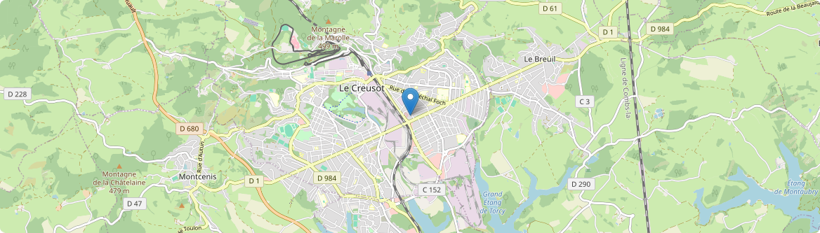 Creusot - Carte