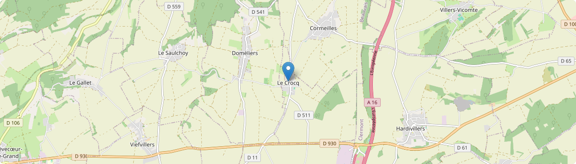 Crocq - Carte