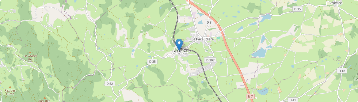 Crozet - Carte