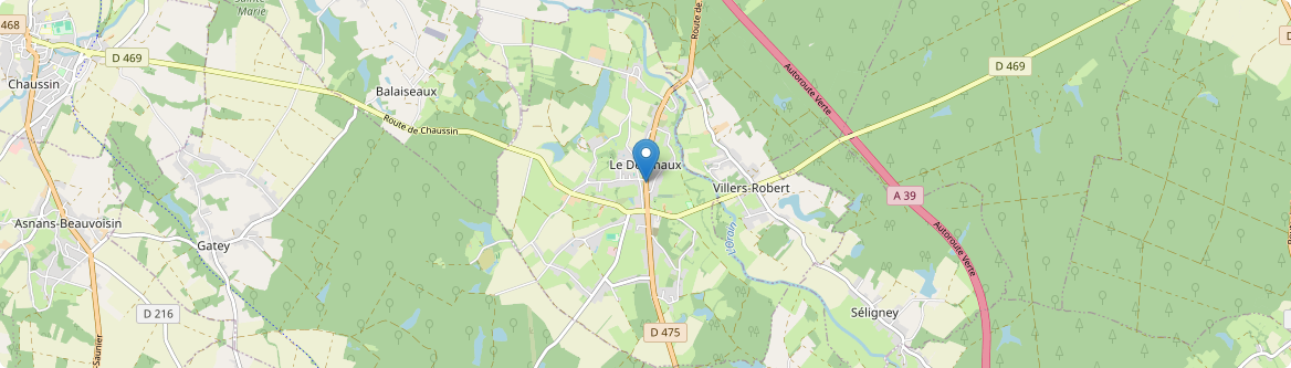 Deschaux - Carte
