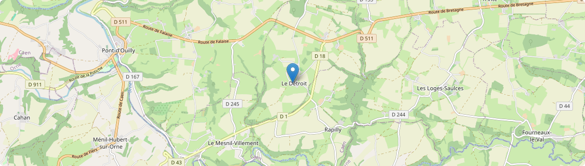 Détroit - Carte