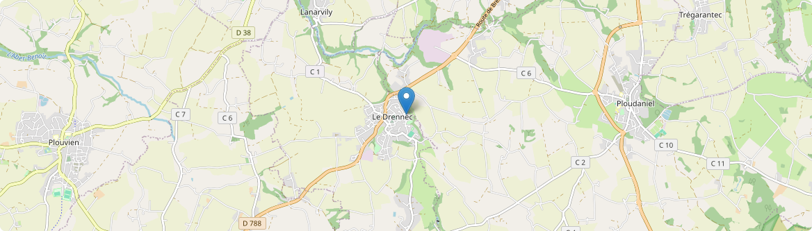 Drennec - Carte