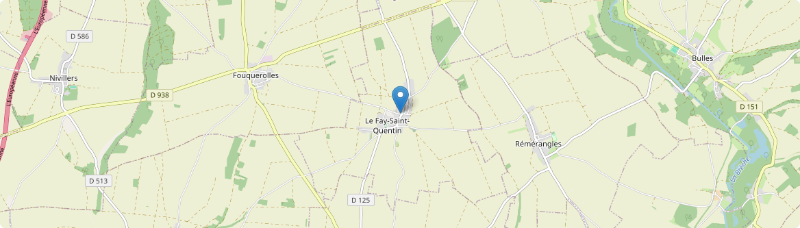 Fay-Saint-Quentin - Carte
