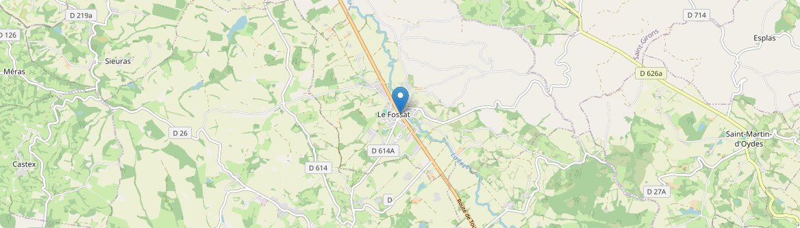 Fossat - Carte