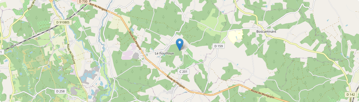 Fouilloux - Carte