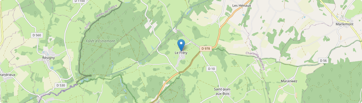 Fréty - Carte