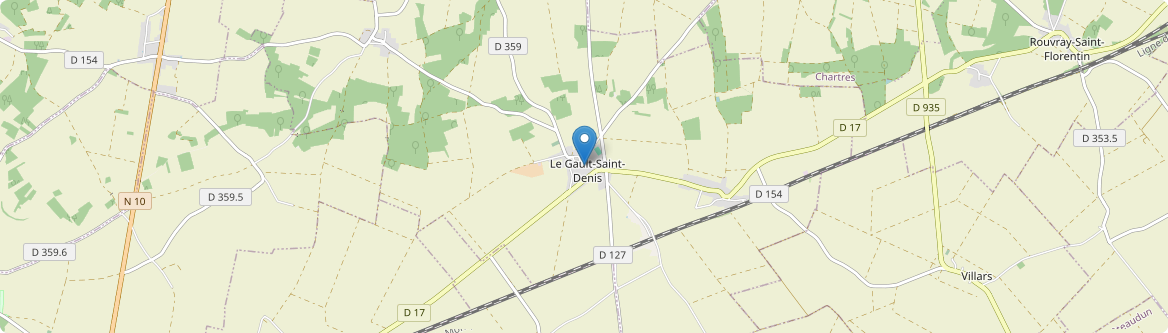 Gault-Saint-Denis - Carte