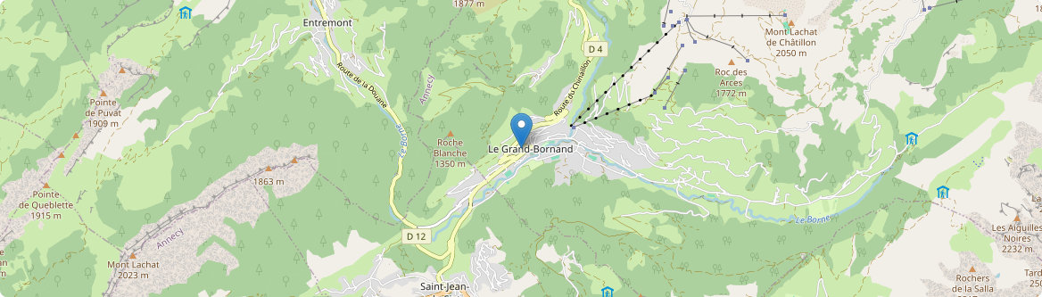 Grand-Bornand - Carte