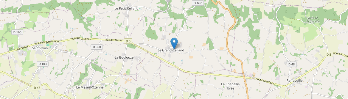 Grand-Celland - Carte