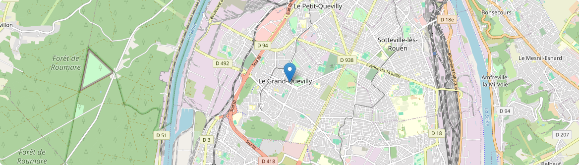 Grand-Quevilly - Carte