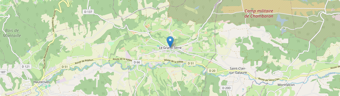 Grand-Serre - Carte