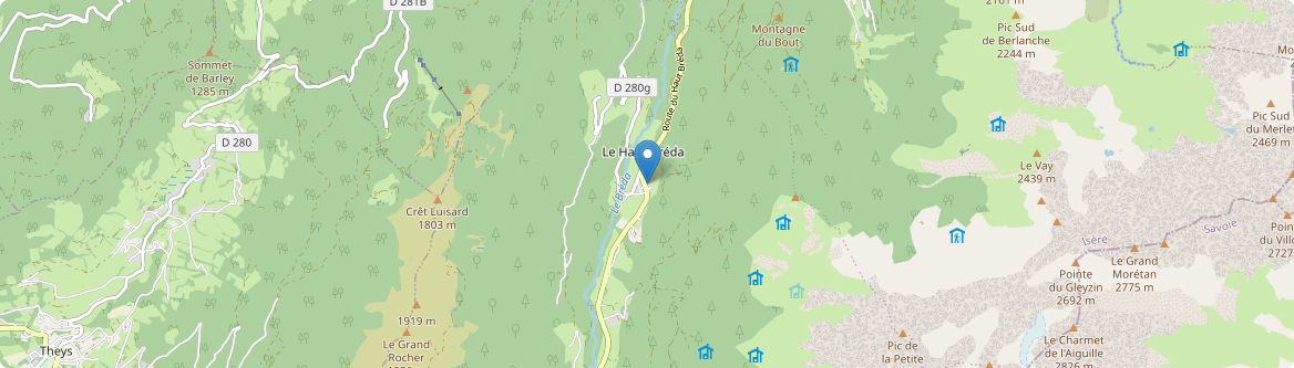 Le Haut-Bréda - Carte