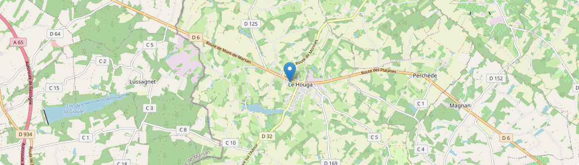 Houga - Carte