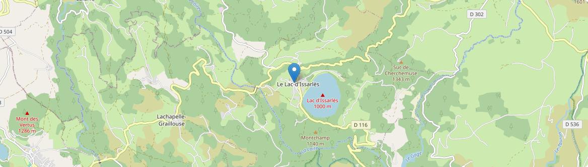 Lac-d'Issarlès - Carte