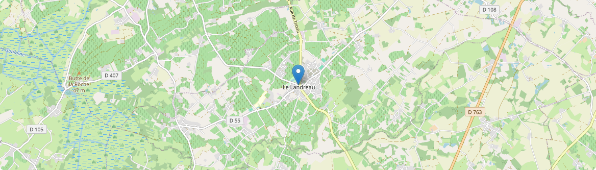 Landreau - Carte