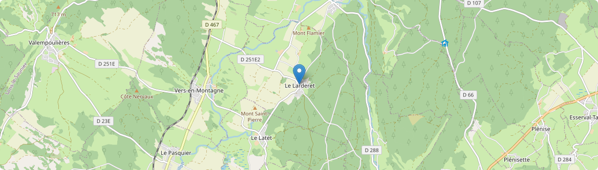 Larderet - Carte