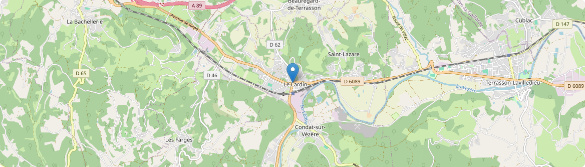 Lardin-Saint-Lazare - Carte