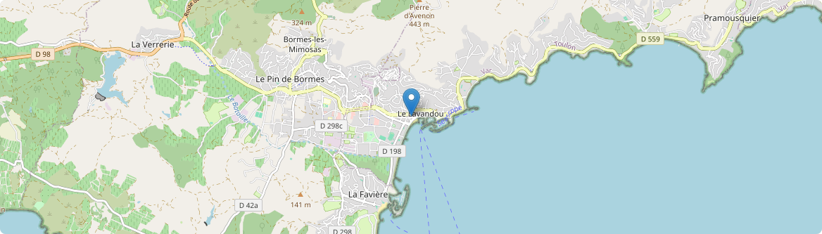 Lavandou - Carte