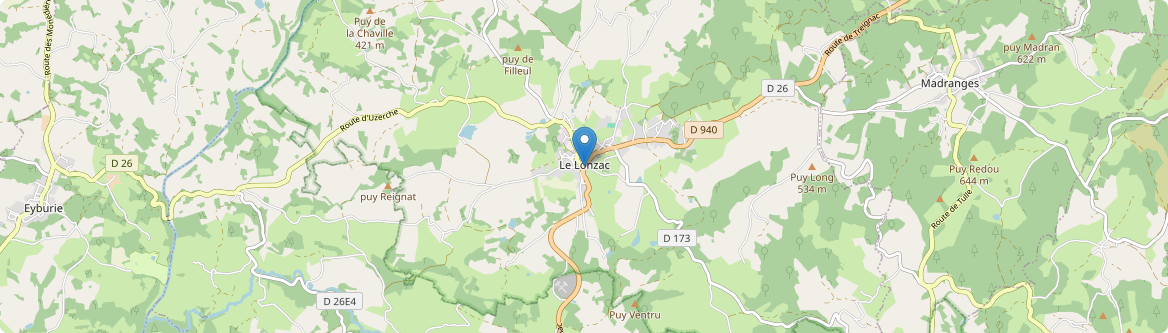 Lonzac - Carte