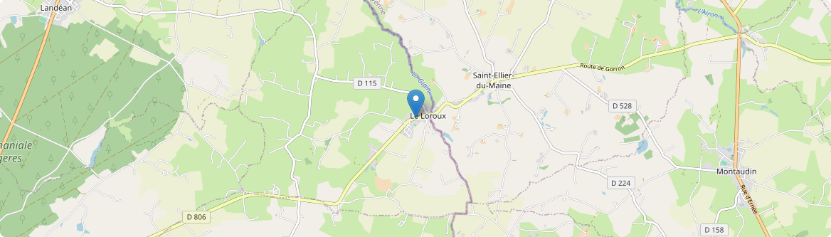 Loroux - Carte